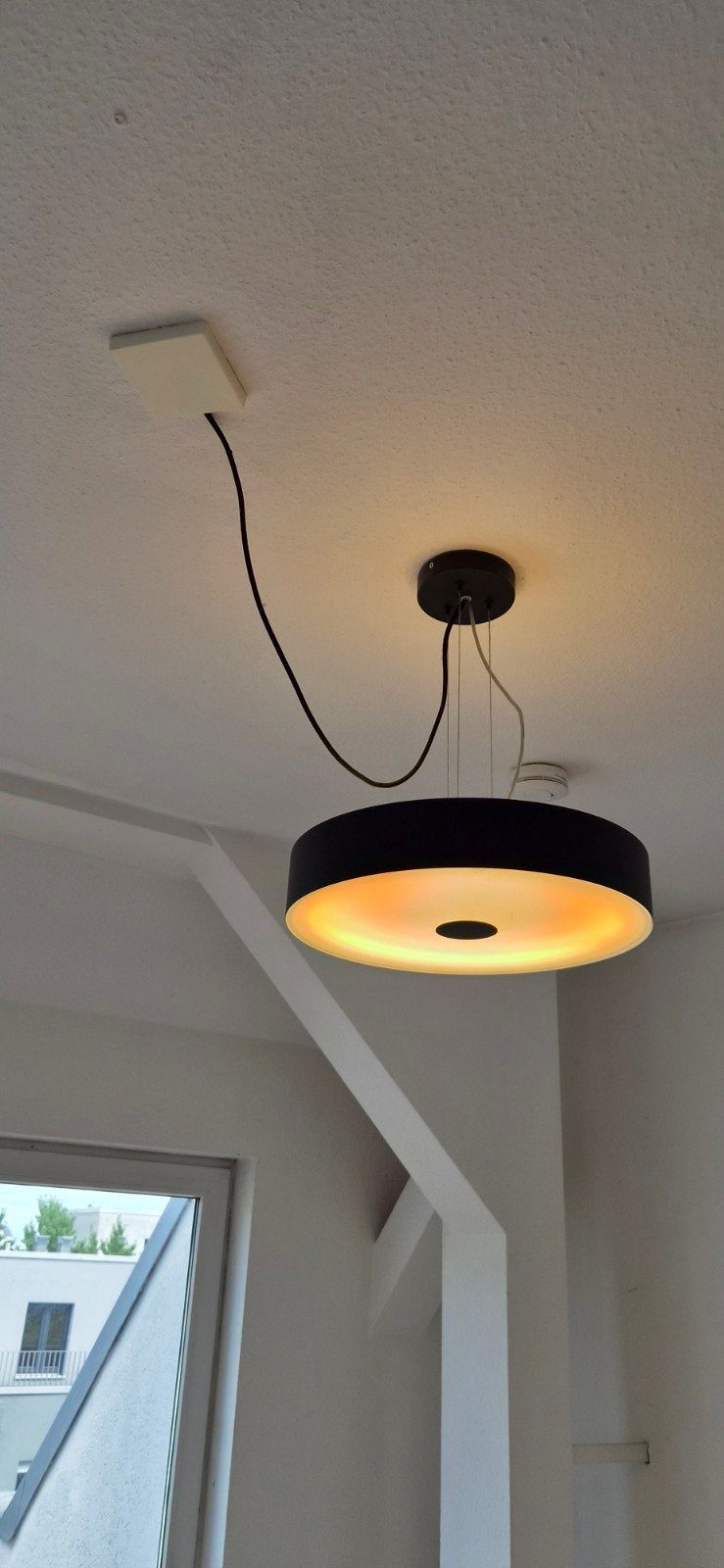 Philips Hue Fair plafondlamp + smart lichtknop, Kunststof, Verzenden, Overige fittingen, Zo goed als nieuw
