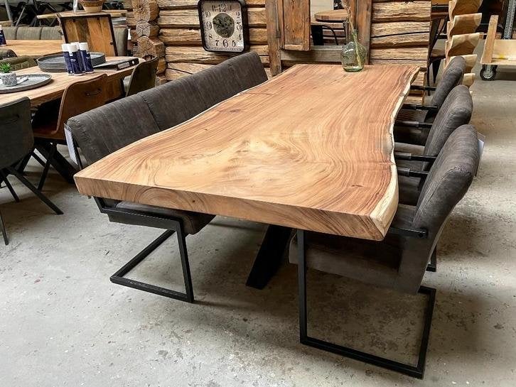 Eettafel bank Ric | 4 zits | Afgeprijsd!, Huis en Inrichting, Banken | Bankstellen, Niet ingevuld, Modern, landelijk, Niet ingevuld