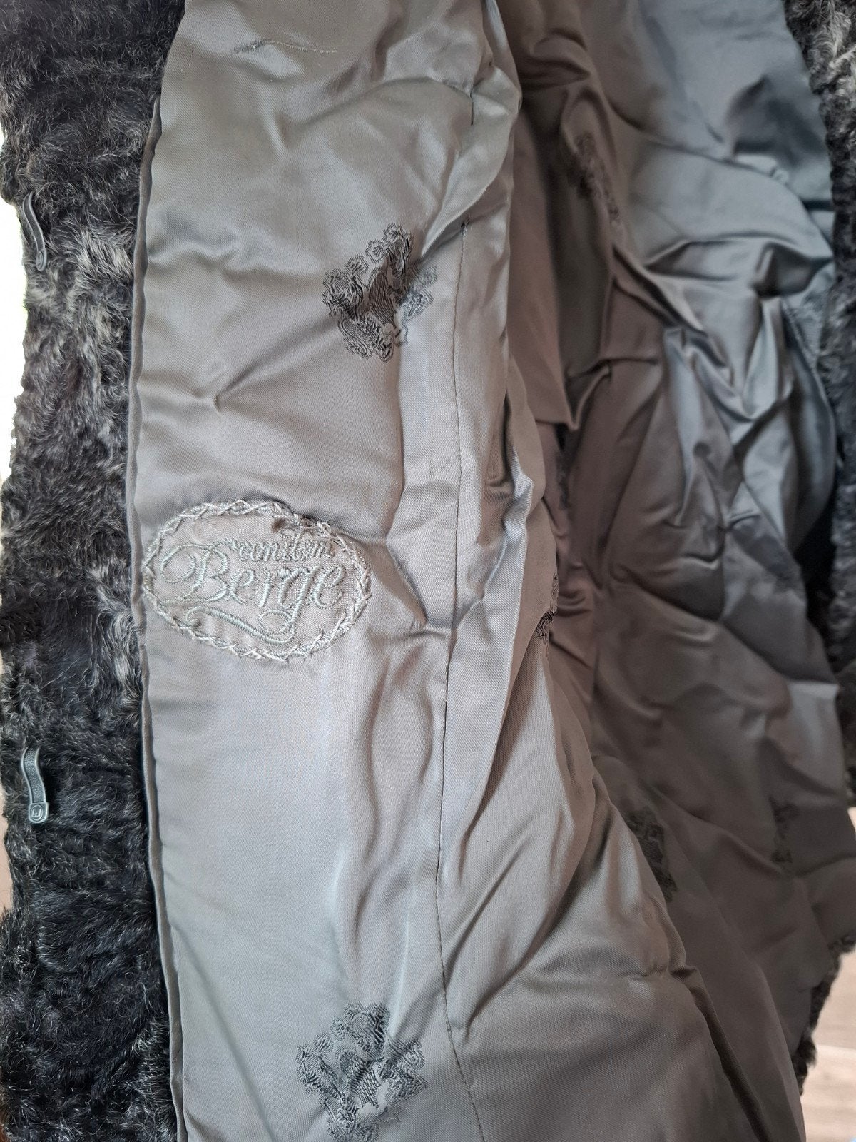 Vintage Perzisch Lam Bontjas - Maat M, Kleding | Dames, Jassen | Winter, Maat 38/40 (M), Ophalen of Verzenden, Zo goed als nieuw