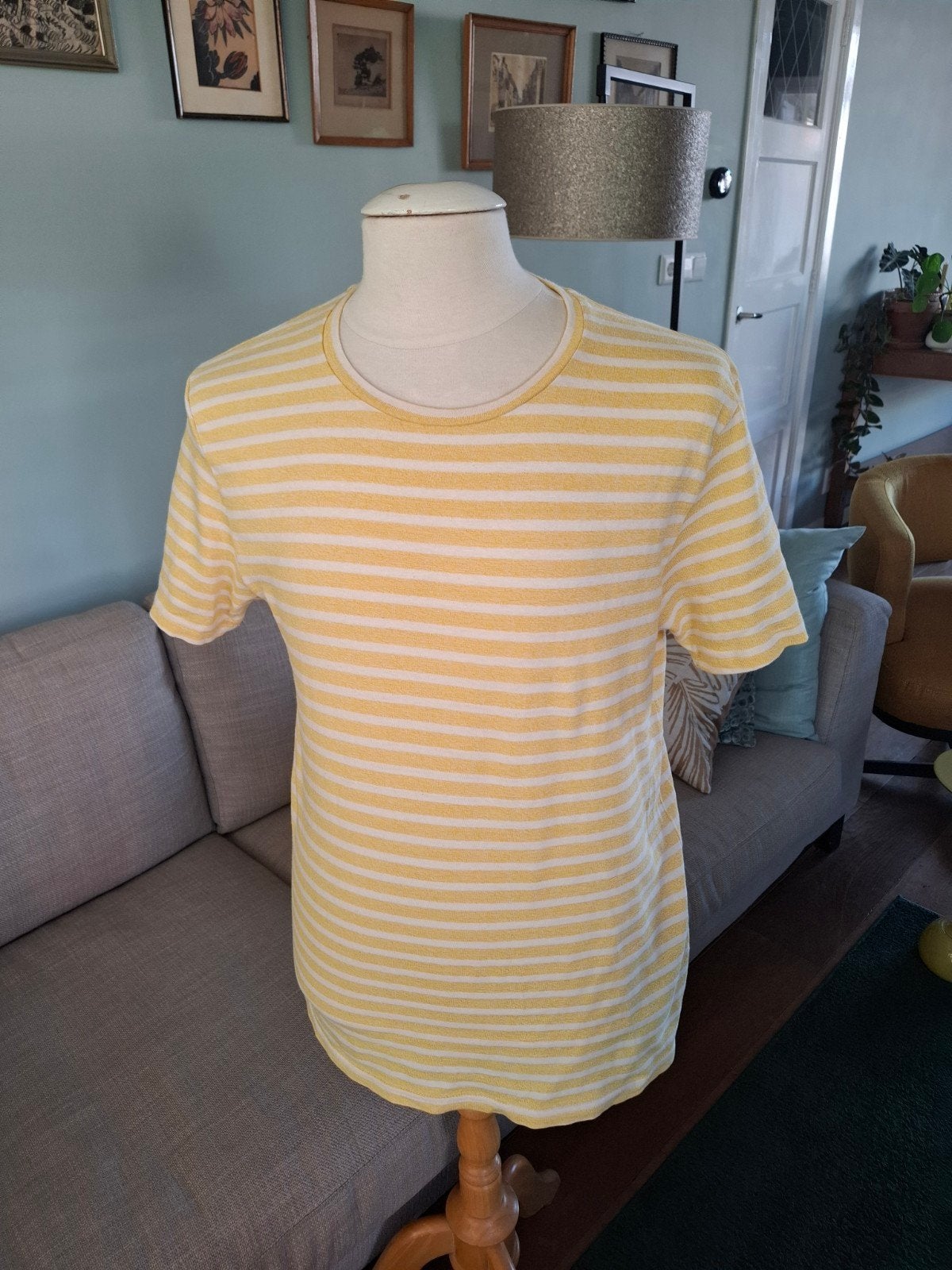 mooi shirt van samsöe en samsoe maat L, Samsoe en samsoe, Maat 52/54 (L), Geel, Ophalen of Verzenden