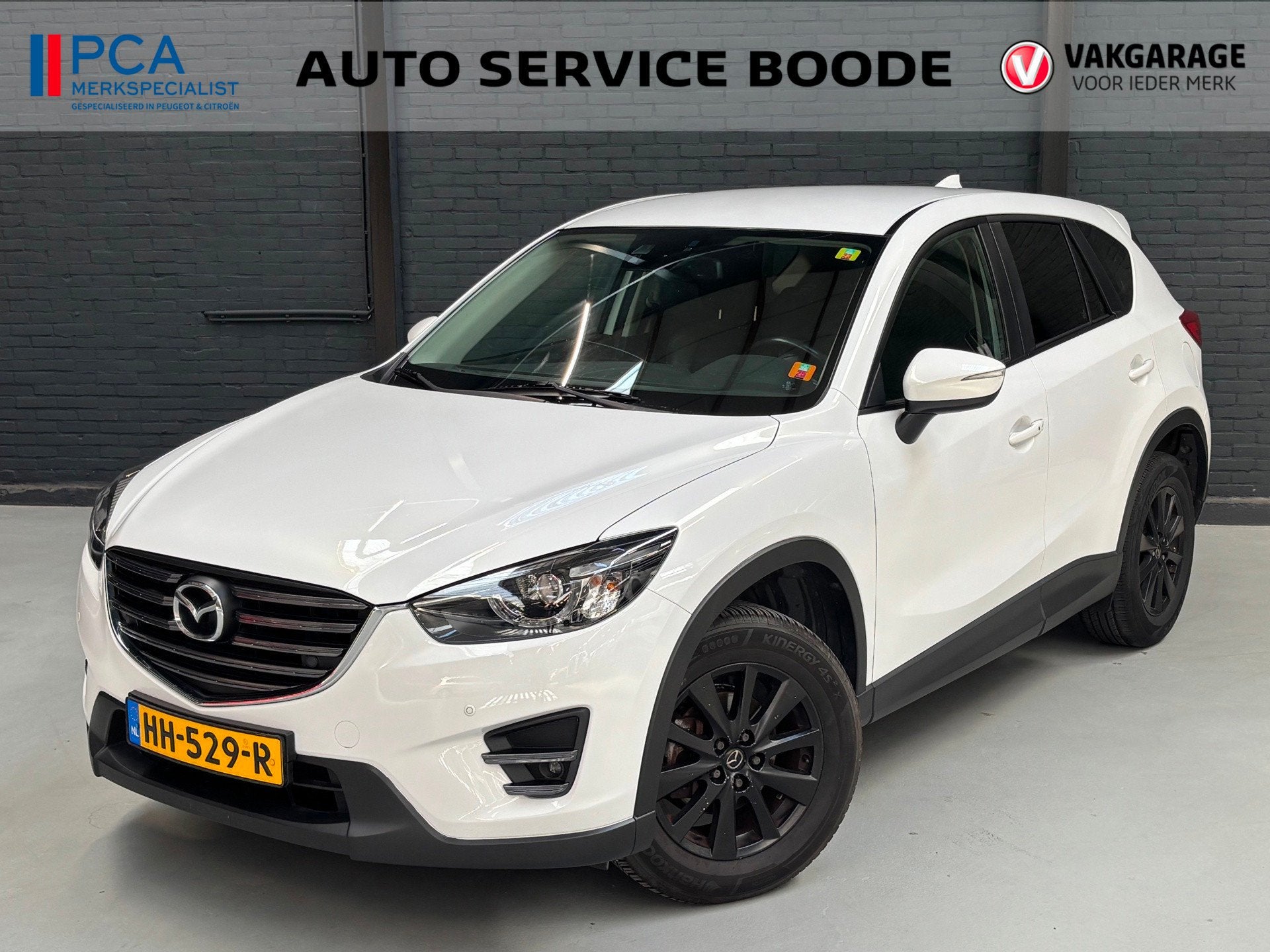 Mazda CX-5 2.0 (165 pk) Skylease GT automaat - trekhaak - le, Auto's, 1998 cc, 4 cilinders, 700 kg, Wit