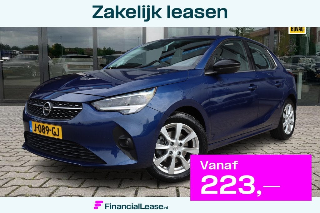 Opel Corsa 1.2 Elegance | Trekhaak | Led | Carplay |, Voorwielaandrijving, 101 pk, Gebruikt, Blauw