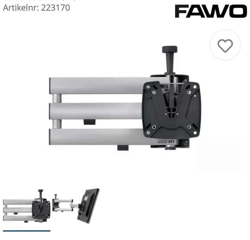 FAWO muurbeugel TV/monitor bieden vanaf €50,oo, Caravans en Kamperen, Camper-accessoires, Zo goed als nieuw, Ophalen