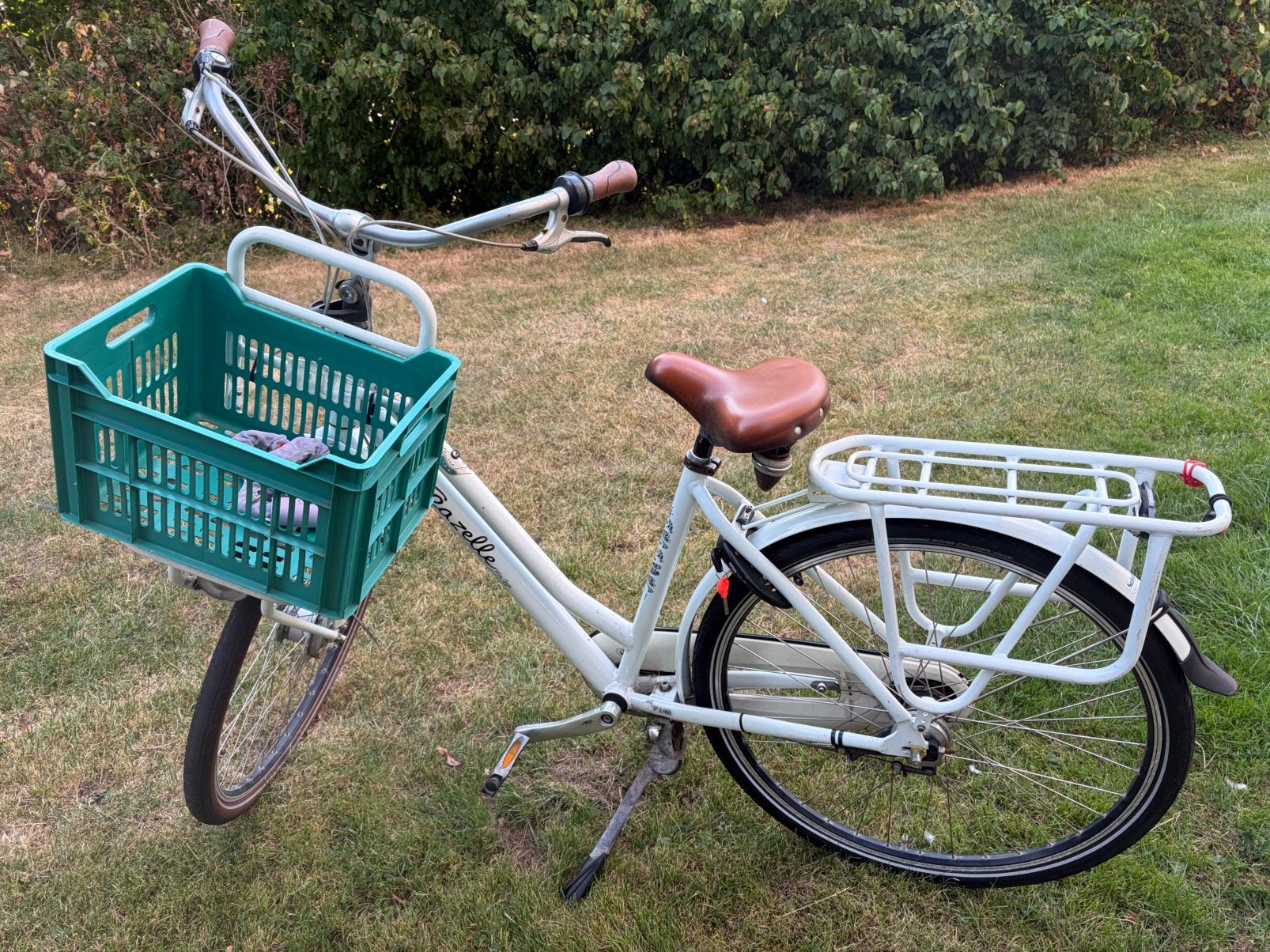 Gazelle Miss Grace transportfiets - 3 versnellingen - wit, Fietsen en Brommers, Fietsen | Dames | Damesfietsen, Ophalen, Gebruikt