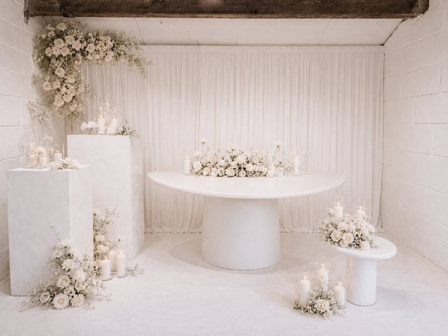 Te huur backdrop met toebehoren, Ophalen of Verzenden