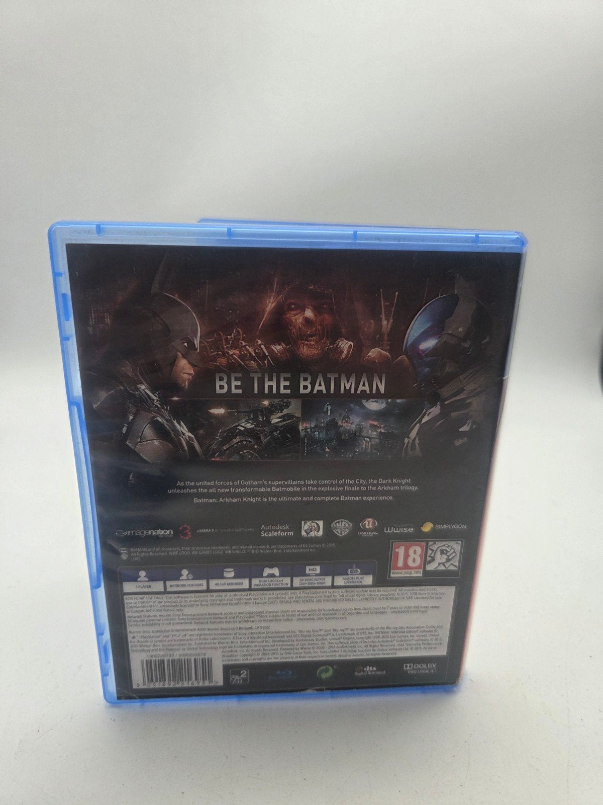 Batman Arkham Knight PS4 - PlayStation Hits, Avontuur en Actie, Gebruikt, Vanaf 18 jaar, 2900 W. Alameda Ave., Burbank, CA 91505, USA