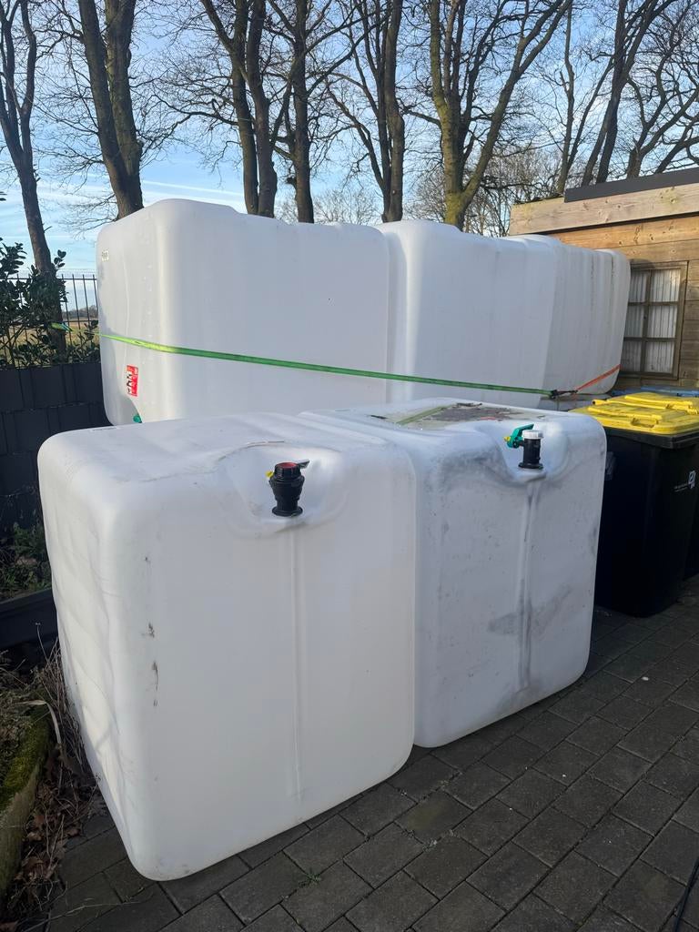 IBC Tanks - Schoon gespoeld met waterkraan, Tuin en Terras, Regentonnen, 150 liter of meer, Ophalen