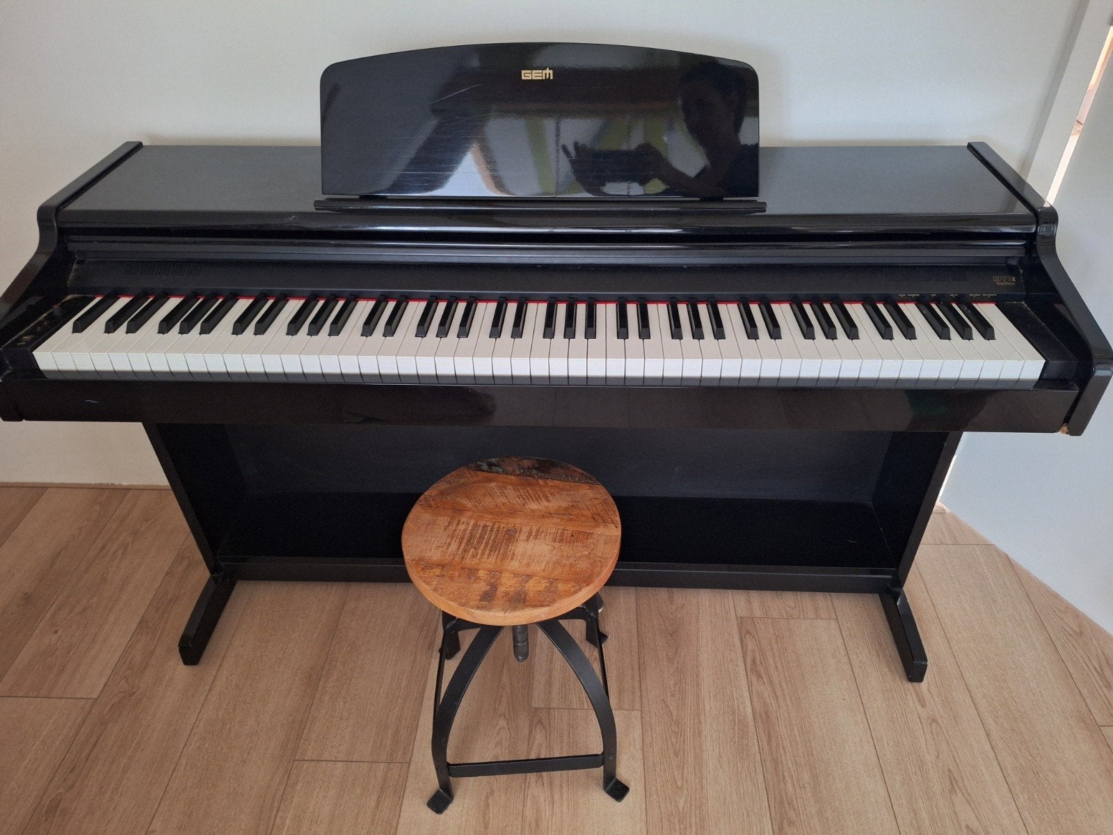 Digitale piano GEM RP70 - Zwart, inclusief kruk, Ophalen, Gebruikt, Zwart, Digitaal