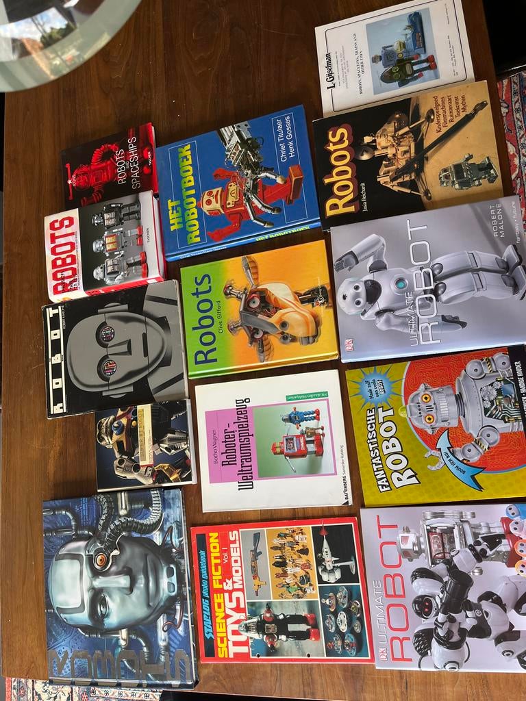 14 Robot Boeken - Diverse Uitgaven over Robots, Boeken, Techniek, Gelezen, Overige onderwerpen, Ophalen of Verzenden