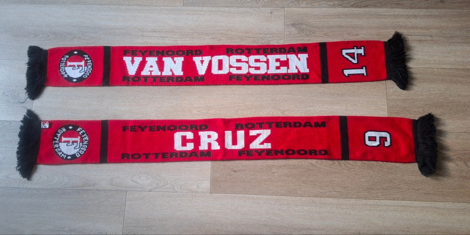 Feyenoord spelers sjaals, Verzamelen, Ophalen of Verzenden, Zo goed als nieuw, Feyenoord