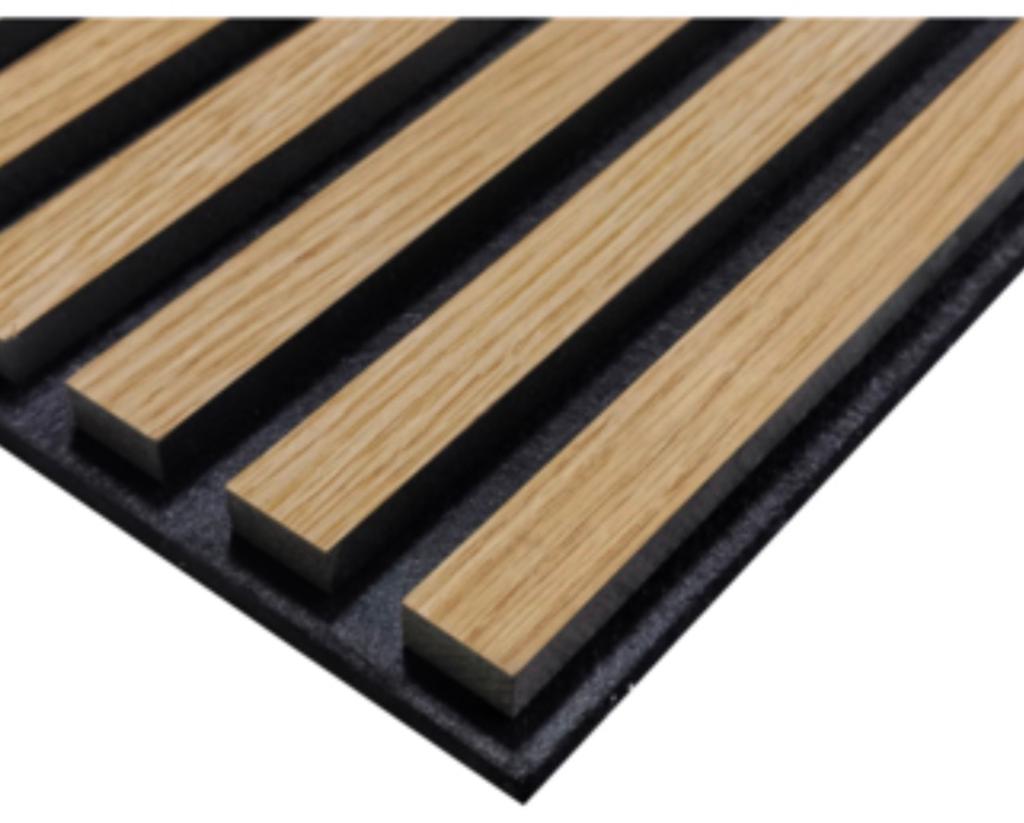 Lattenwand licht eiken 260 x 52,6 cm dikte 22 mm, Tuin en Terras, Terrasdelen en Vlonders, Nieuw, Ophalen