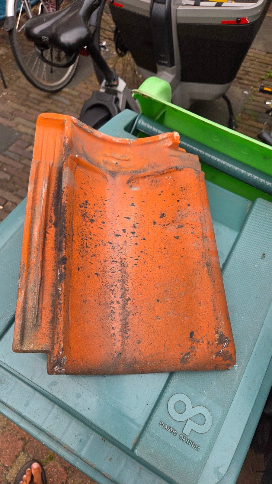 Gebroeders Oppelaar Verbeterde Hollandse Rode Dakpannen, Doe-het-zelf en Verbouw, Dakpannen en Dakbedekking, Ophalen, Gebruikt