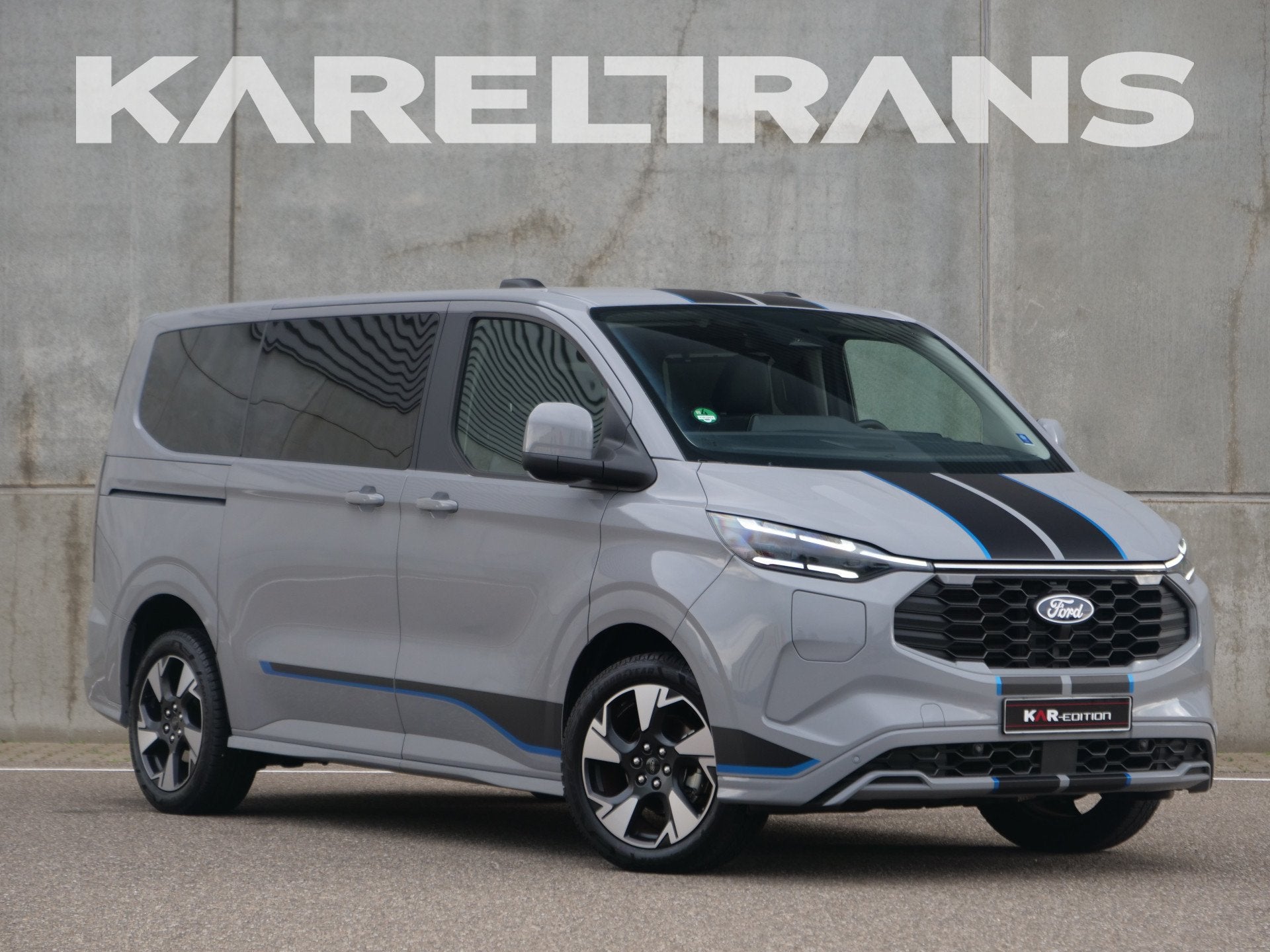 Ford Tourneo Custom Sport | 8-persoons | B&O sound | elektr, Auto's, Automaat, Dealer onderhouden, Gebruikt, 1850 kg