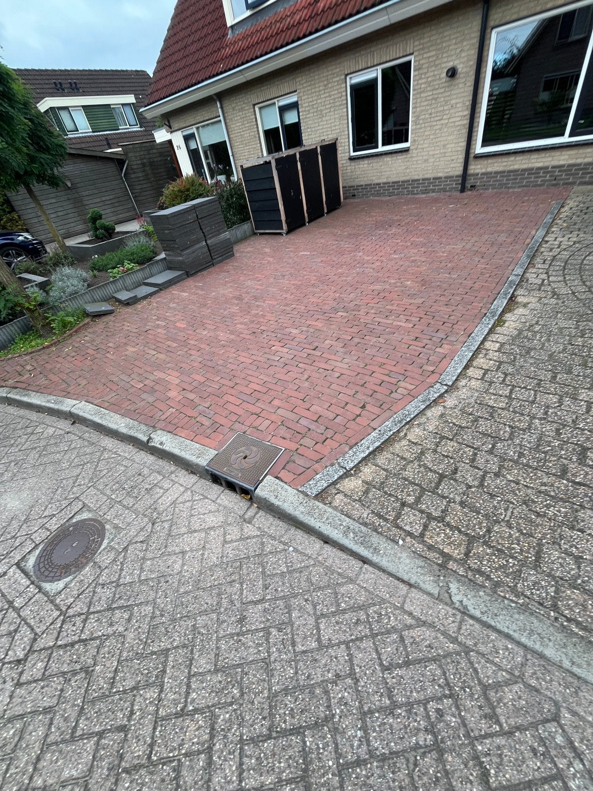 Gebakken Straatbakstenen ca. 35 m2, Ophalen, Overige materialen, Gebruikt, Klinkers