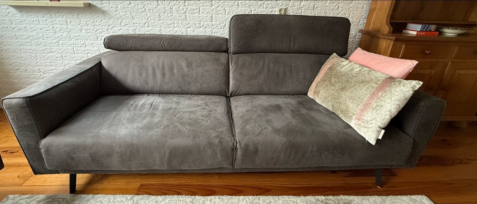Henders & Hazel London 3 zitbank en 2 zitbank, Ophalen, 100 tot 125 cm, Tweepersoons, Leer