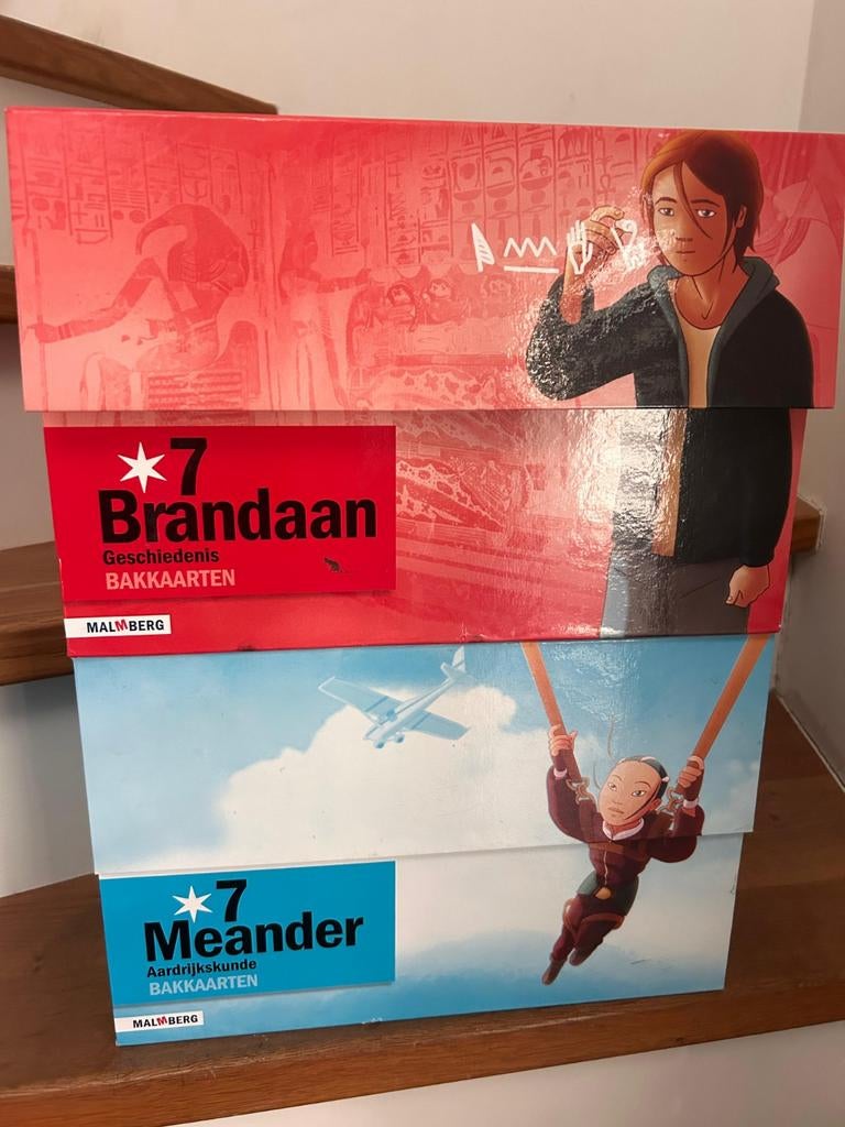 Brandaan Geschiedenis & Meander Aardrijkskunde bakkaarten, Boeken, Schoolboeken, Ophalen of Verzenden, Zo goed als nieuw, HAVO