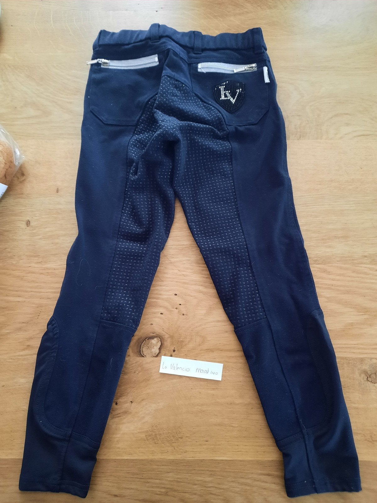 Te koop paardrijbroek. Maat 140, Dieren en Toebehoren, Paardrijkleding, Blauw, Sneldrogend, Kinderen, Ophalen of Verzenden