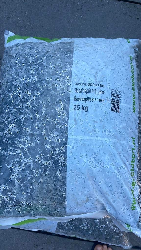 Basalt split 8-11mm, Nieuw, Split, Basalt, Antraciet
