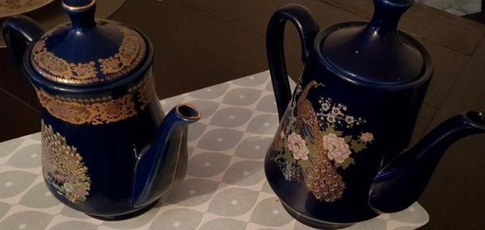 Te koop! Porselein koffie potten!, Antiek en Kunst, Antiek | Servies compleet, Ophalen