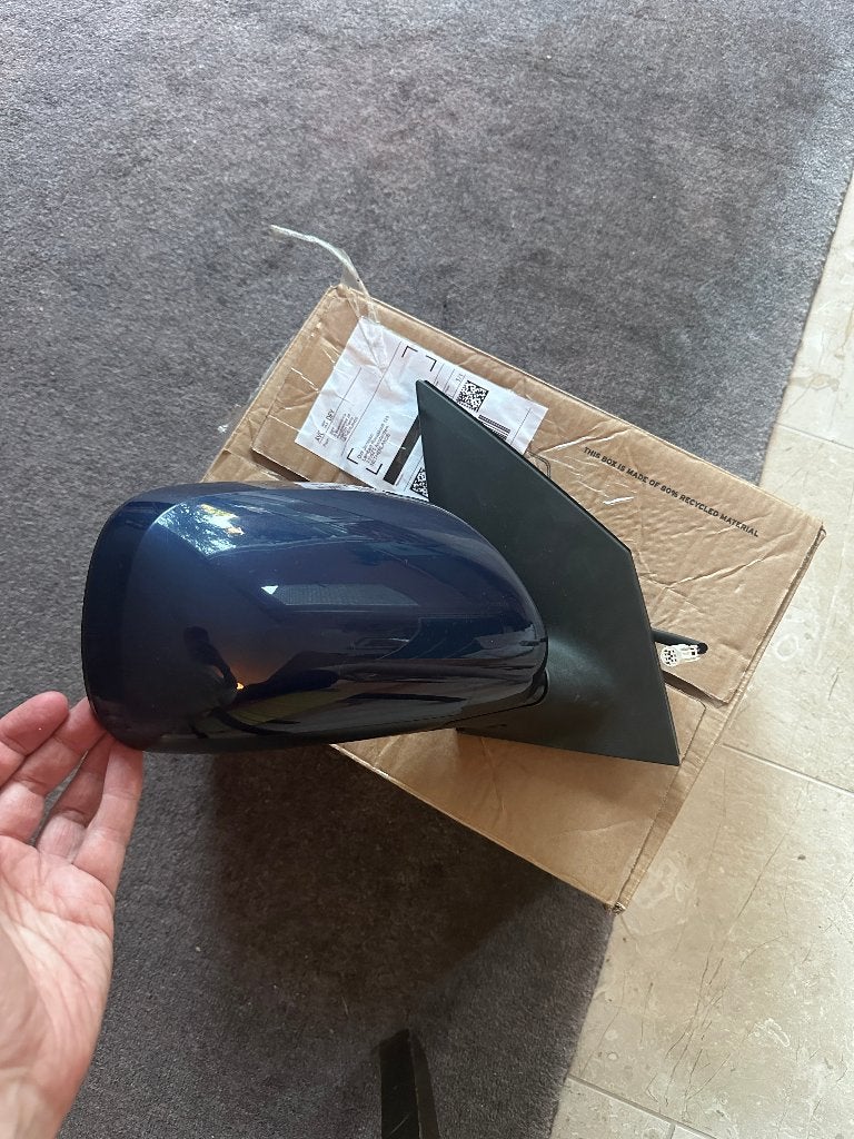 toyota passo mk1 spiegel rechts blauw, Auto-onderdelen, Spiegels, Ophalen of Verzenden, Gebruikt, Toyota