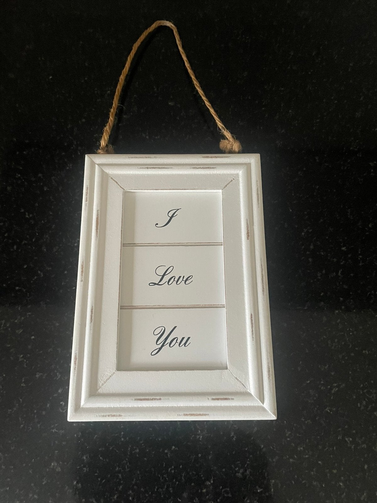 Riviera Maison houten hangbordje I love you, Ophalen of Verzenden, Zo goed als nieuw