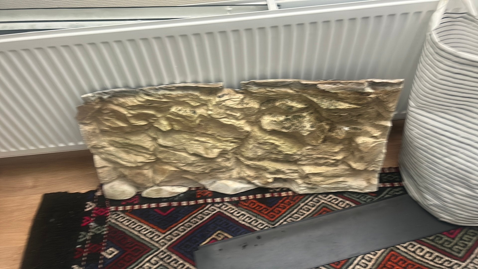 Aquarium wand 1M bij 50cm, Dieren en Toebehoren, Vissen | Aquaria en Toebehoren, Ophalen, Zo goed als nieuw, Leeg aquarium