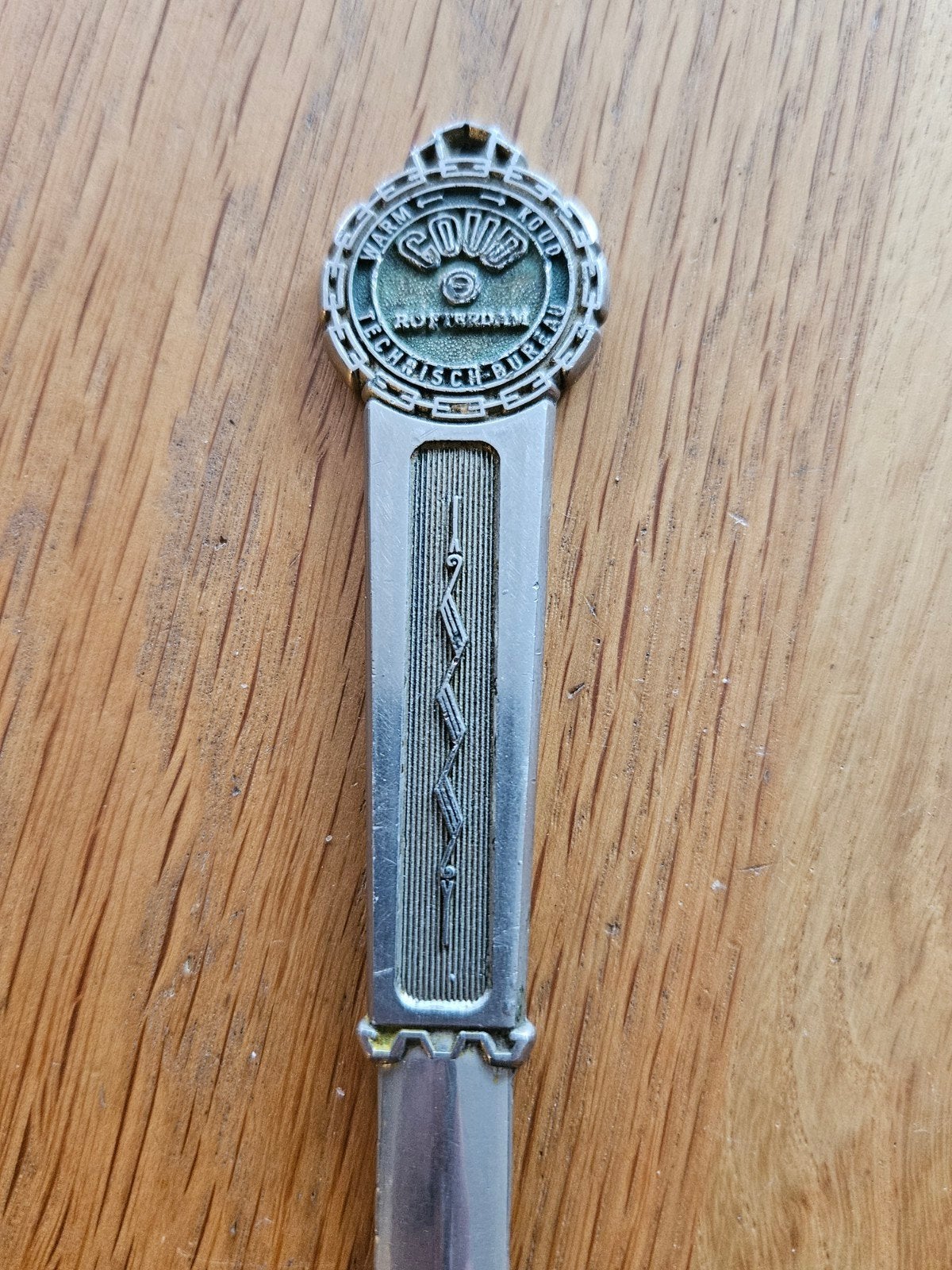 Vintage Briefopener Technisch Bureau Warm Koud Rotterdam, Antiek en Kunst, Ophalen of Verzenden