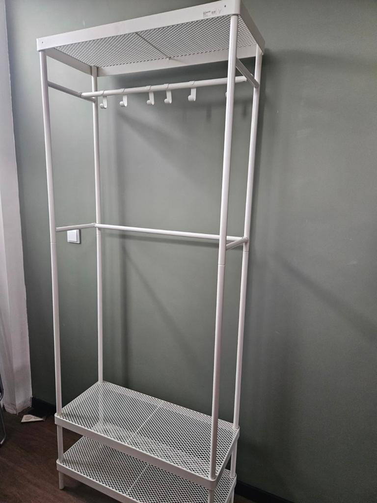 IKEA MACKAPÄR Kapstok, Huis en Inrichting, Ophalen, Gebruikt, 200 cm of meer, Metaal