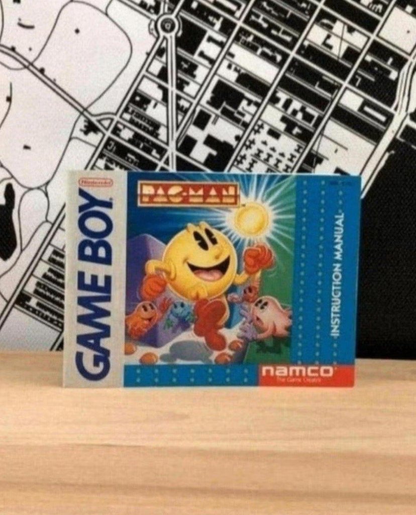 Pac-Man Game Boy Namco Nintendo Game Boy Handleiding, Spelcomputers en Games, Games | Nintendo Game Boy, Gebruikt, Overige genres