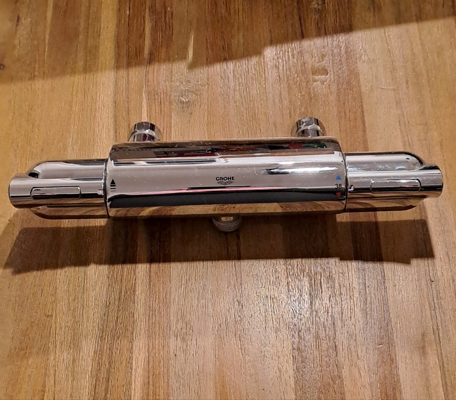 Thermostaatkraan Grohe Hartafstand 120mm, Ophalen, Gebruikt, Chroom, Douche