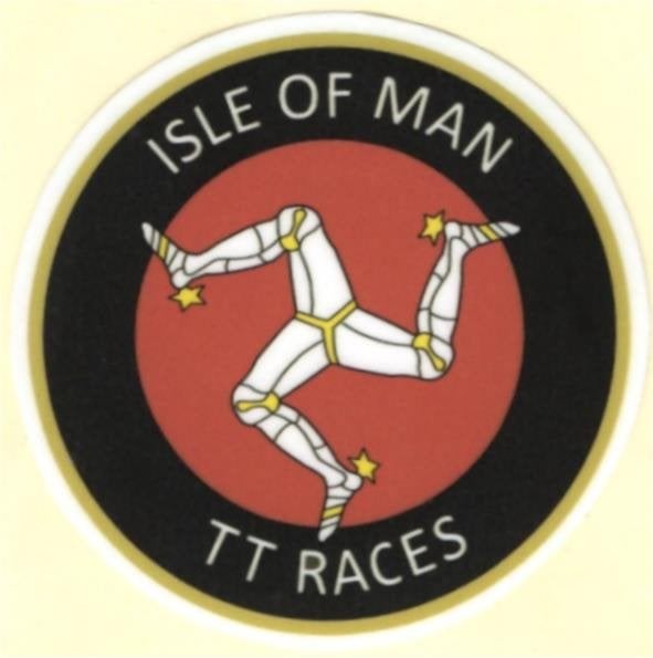 Isle of MAN TT Races sticker #4, Verzenden