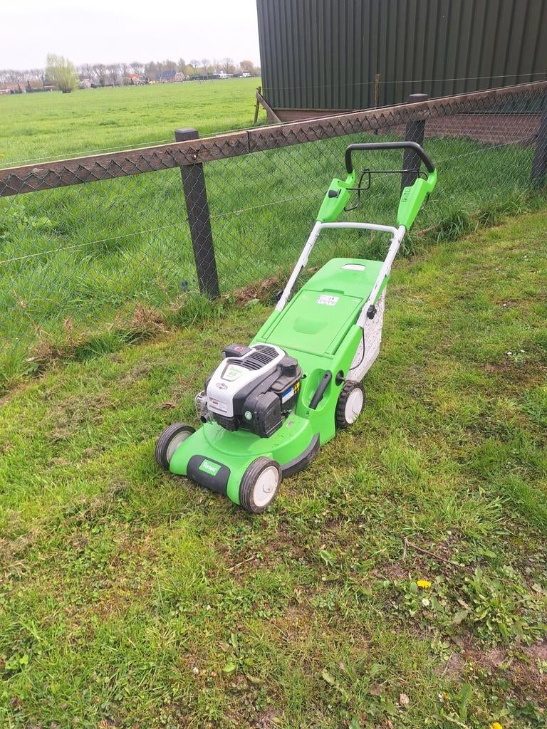 Viking grasmaaier MB 545 VE, Tuin en Terras, Grasmaaiers, Gebruikt, Ophalen of Verzenden, Opvangbak, Benzine-grasmaaier