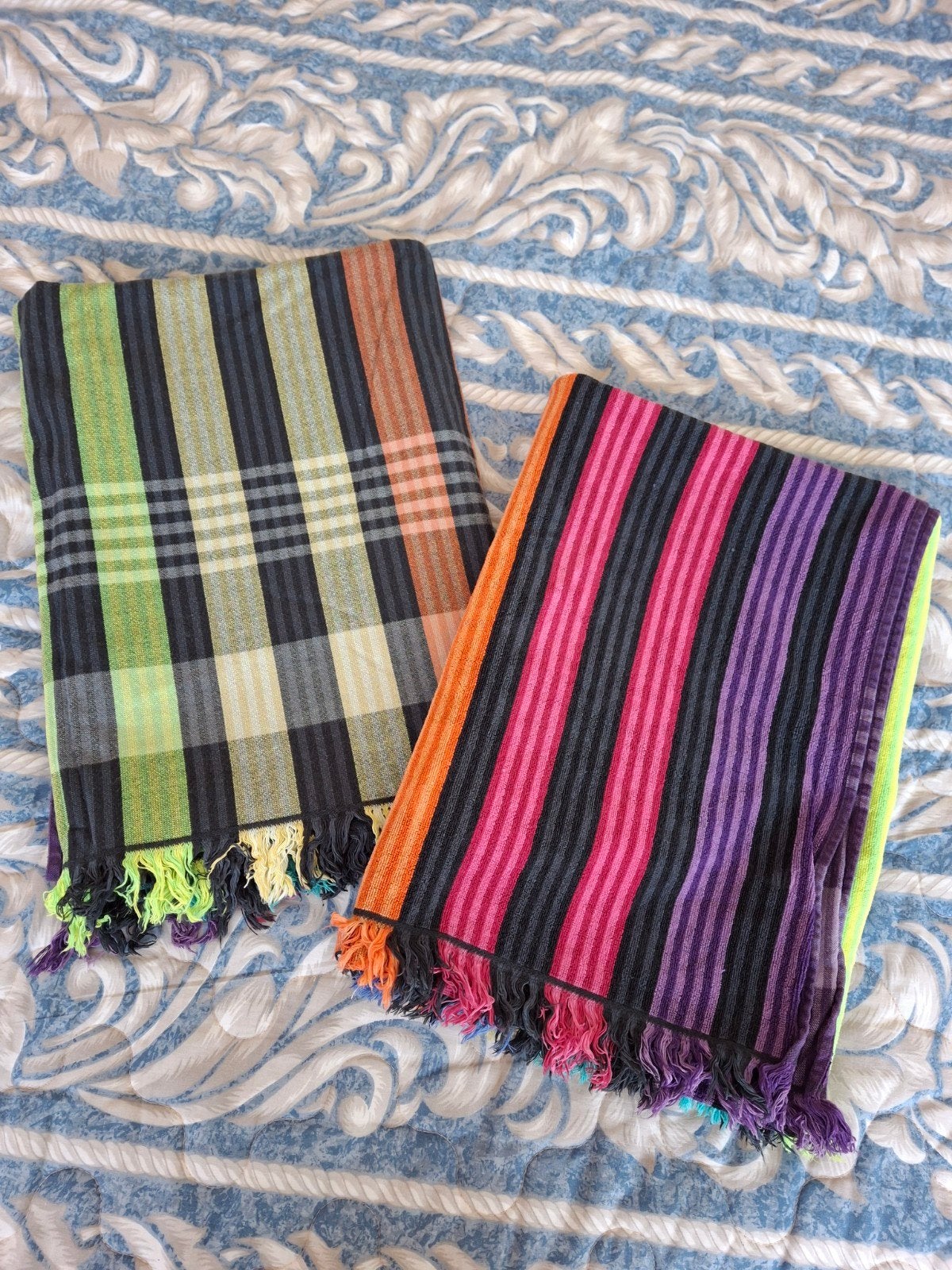 Set of two double-sided beach towels by La Rinascente., Ophalen of Verzenden, Zo goed als nieuw, Overige kleuren, Overige typen