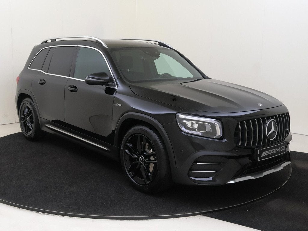 Mercedes-Benz GLB AMG 35 4MATIC Premium Plus, Auto's, Mercedes-Benz, Euro 6, 4 cilinders, 1655 kg, Leder en Stof