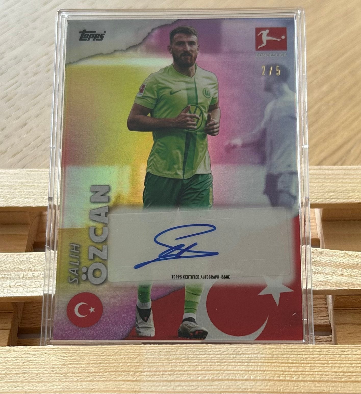 Salih Ozcan Auto /5 Topps Bundesliga International Stars, Verzamelen, Verzenden, Zo goed als nieuw, Buitenlandse clubs, Spelerskaart