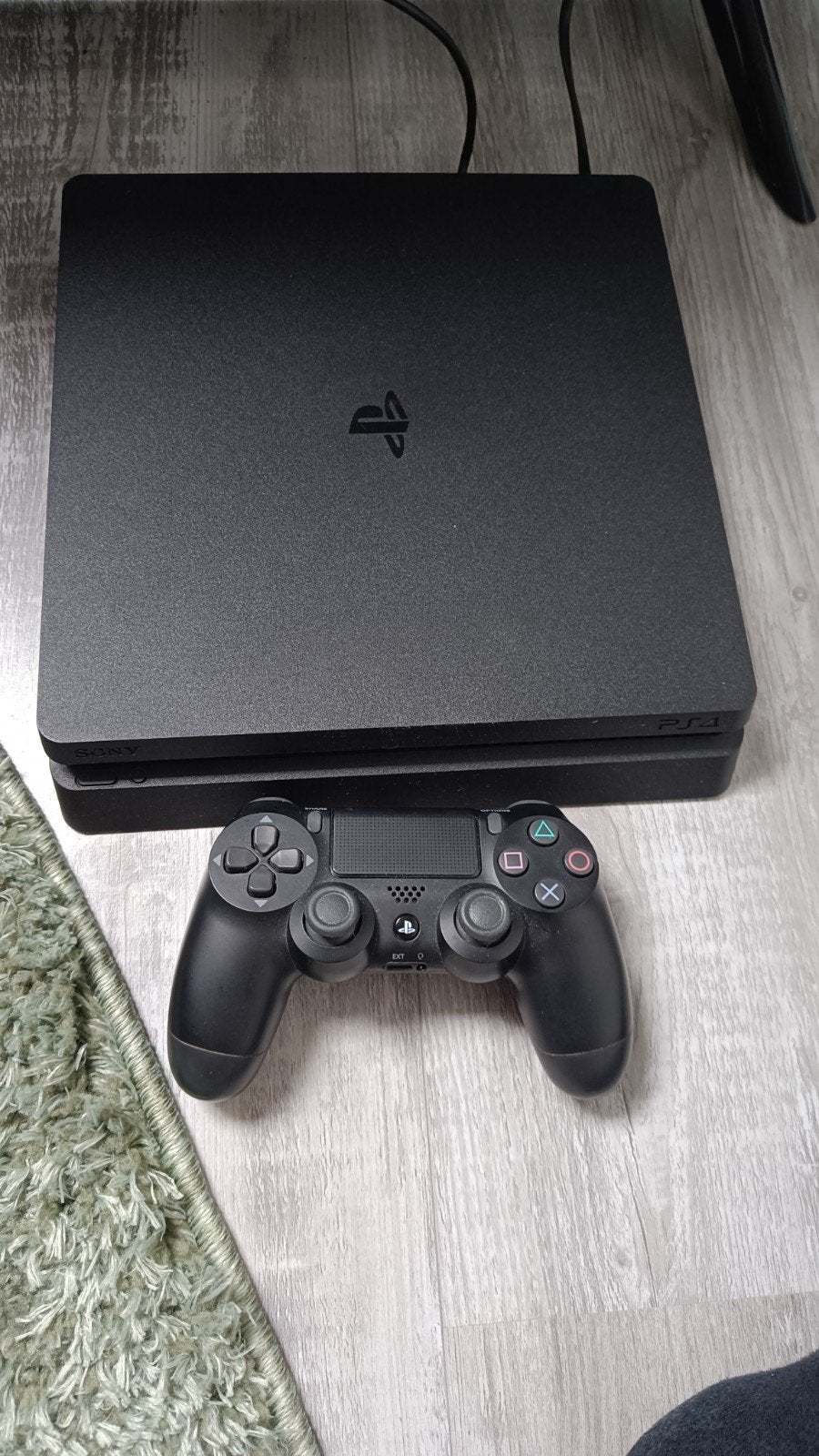 PS4 Slim 500GB met 2TB HDD, controller en 7 games, Ophalen of Verzenden, Met harde schijf, Met 1 controller, Slim