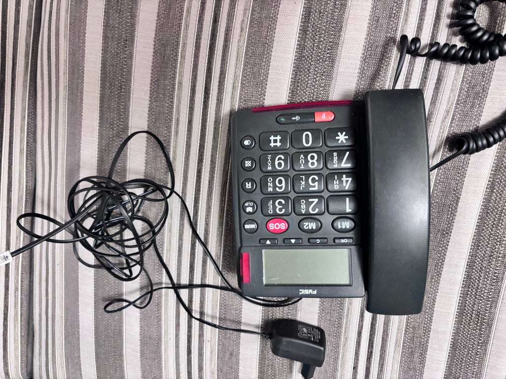 Fysic FX-3850 Senioren/Alarmeringstelefoon - ZGAN, Ophalen of Verzenden, Zo goed als nieuw