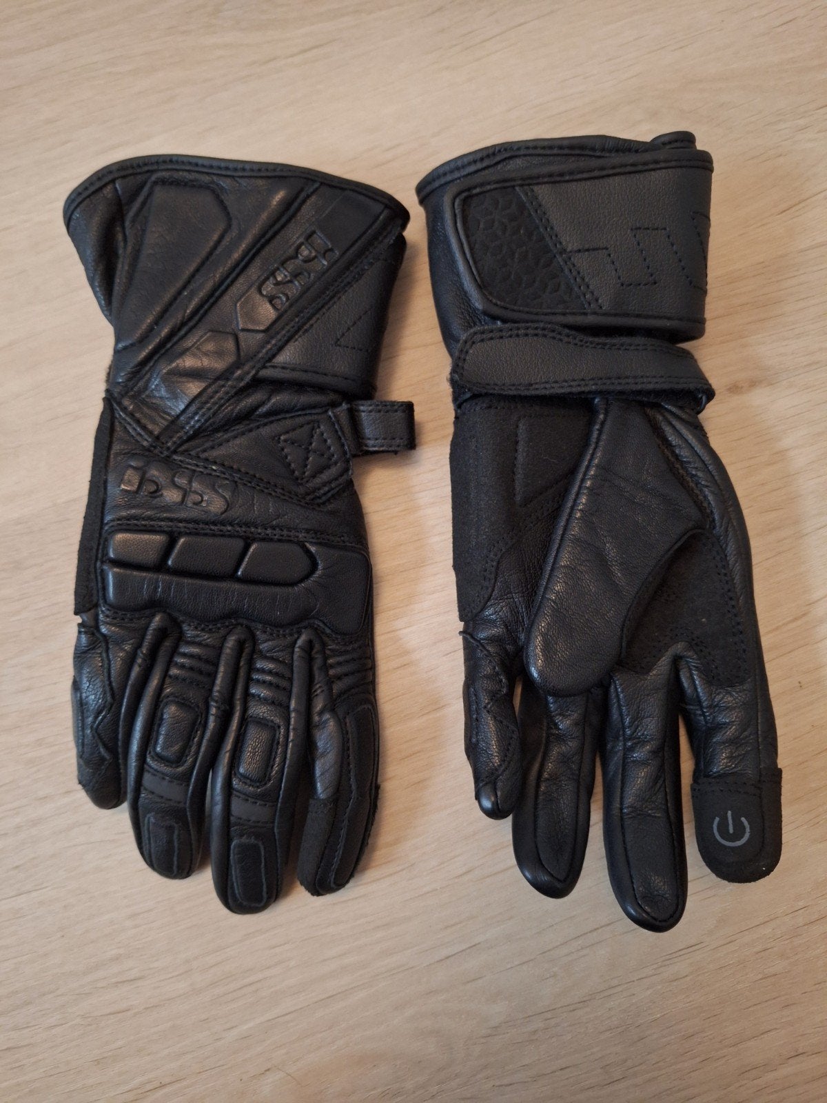 Leren dames motorhandschoenen IXS maat 6, Motoren, Ophalen of Verzenden, Dames, Handschoenen, IXS