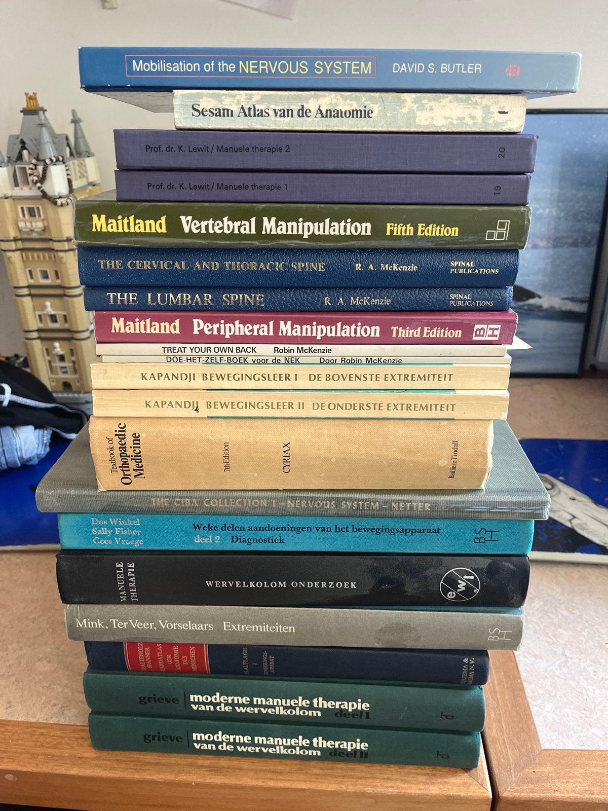 Collectie Medische Boeken: Fysiotherapie & Manuele Therapie, Ophalen of Verzenden, Beta, Gelezen, HBO