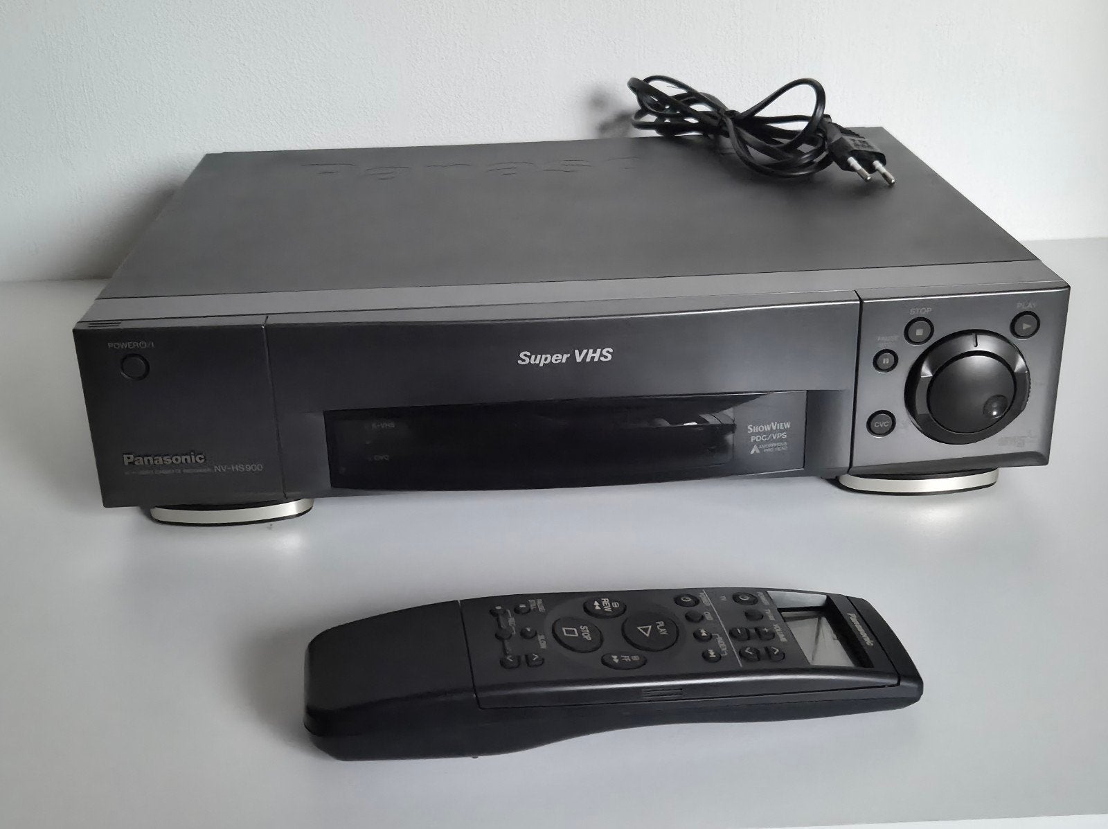 Panasonic Super VHS speler/recorder met afstandsbediening, Ophalen of Verzenden, Gebruikt, VHS-speler of -recorder