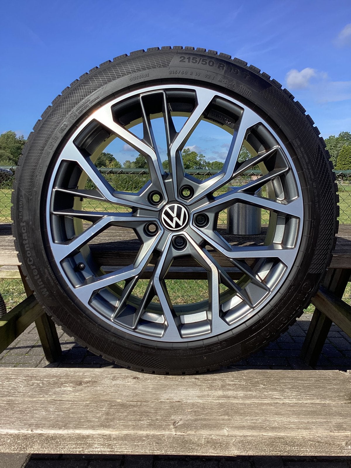 19” sportvelg Volkswagen ID3 Continental️❄️banden  4x8.5mm, 19 inch, 215 mm, Banden en Velgen, Nieuw