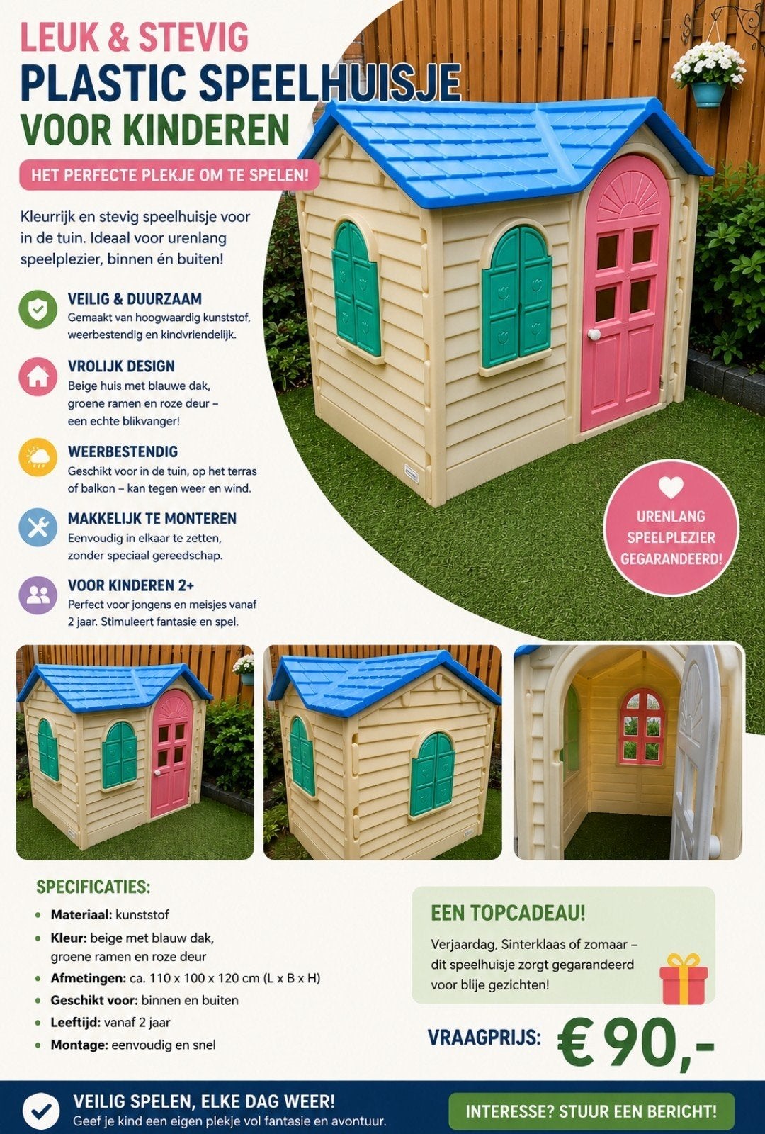 Little Tikes Speelhuisje - Alleen ophalen, Ophalen