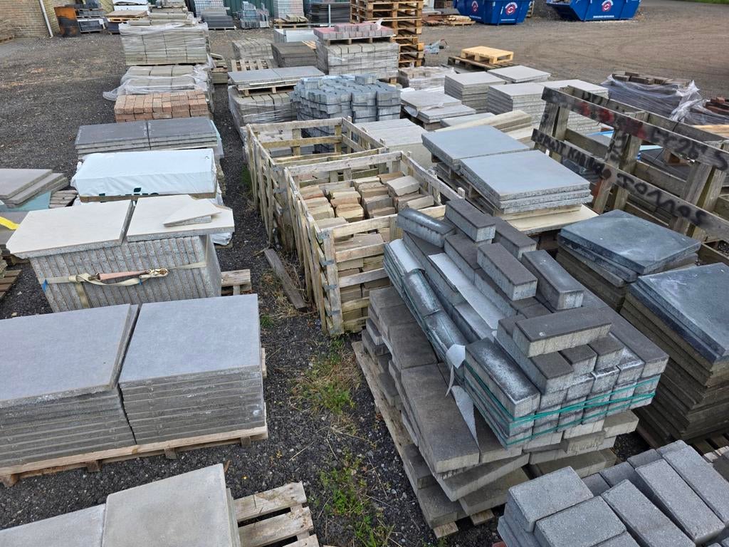 Diverse partijen bestrating en tegels nieuw en gebruikt, Ophalen, Klinkers, Nieuw, 10 m² of meer