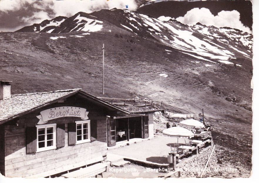 Oostenrijkse Kapelljoch Berggasthof Montafon. 15-09, Ophalen of Verzenden, 1940 tot 1960, Gelopen, Oostenrijk