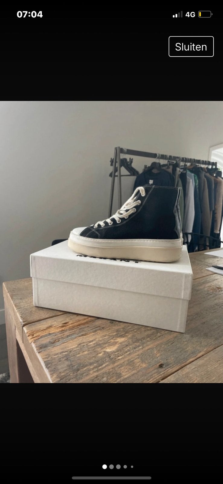 Isabel Marant sneakers 37 new, Zwart, Ophalen of Verzenden, Sneakers of Gympen, Zo goed als nieuw