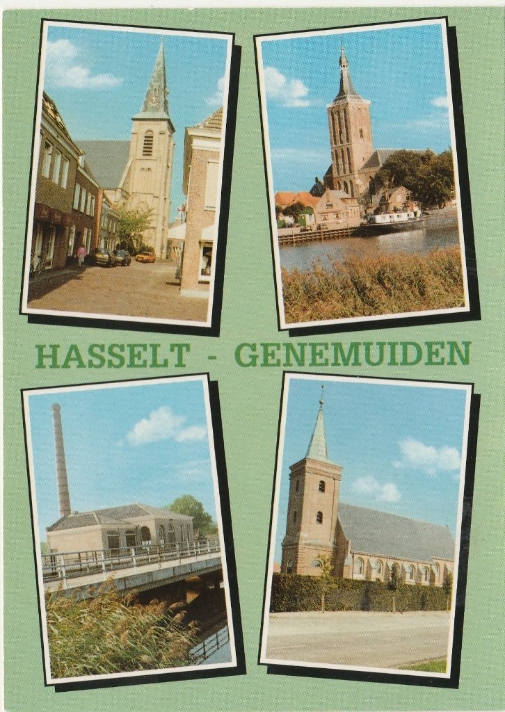 HASSELT GENEMUIDEN Kerken Gemaal, Verzenden, 1980 tot heden, Ongelopen, Overijssel