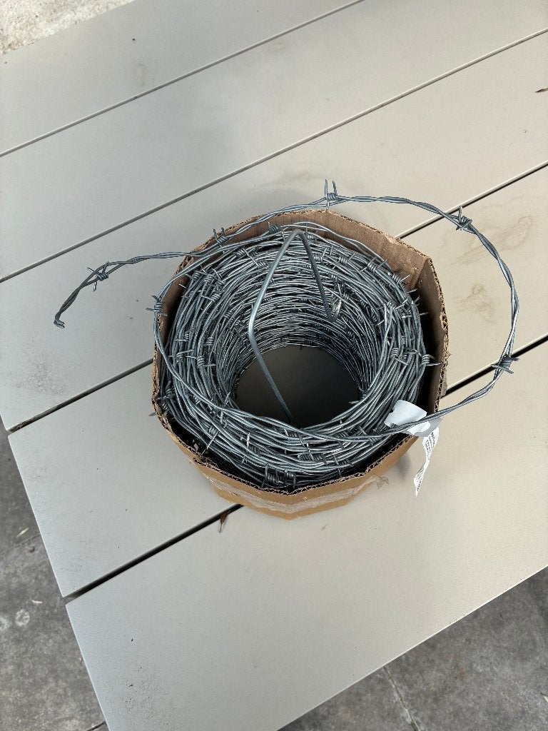 prikkeldraad, Ophalen, Nieuw, 20 meter of meer, Prikkeldraad