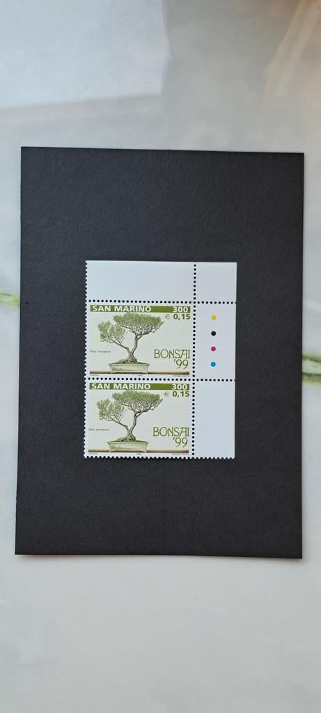 San Marino 1999 Bonsai Postzegels - Olea Europaea, Ophalen of Verzenden, Overige landen, Postfris