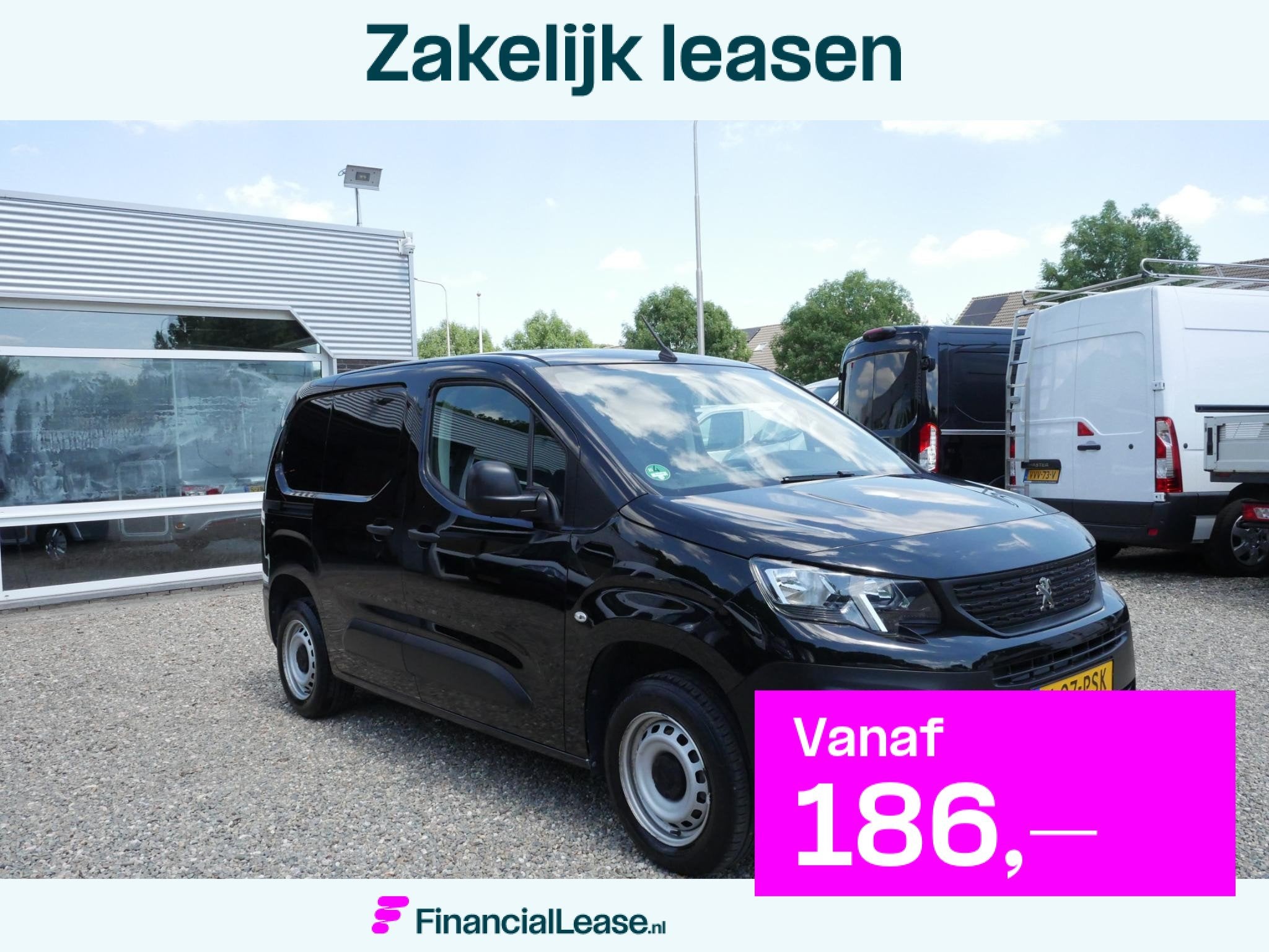 Peugeot Partner 1.5 BlueHDI 75PK L1 Airco, Voorwielaandrijving, Stof, Gebruikt, 4 cilinders