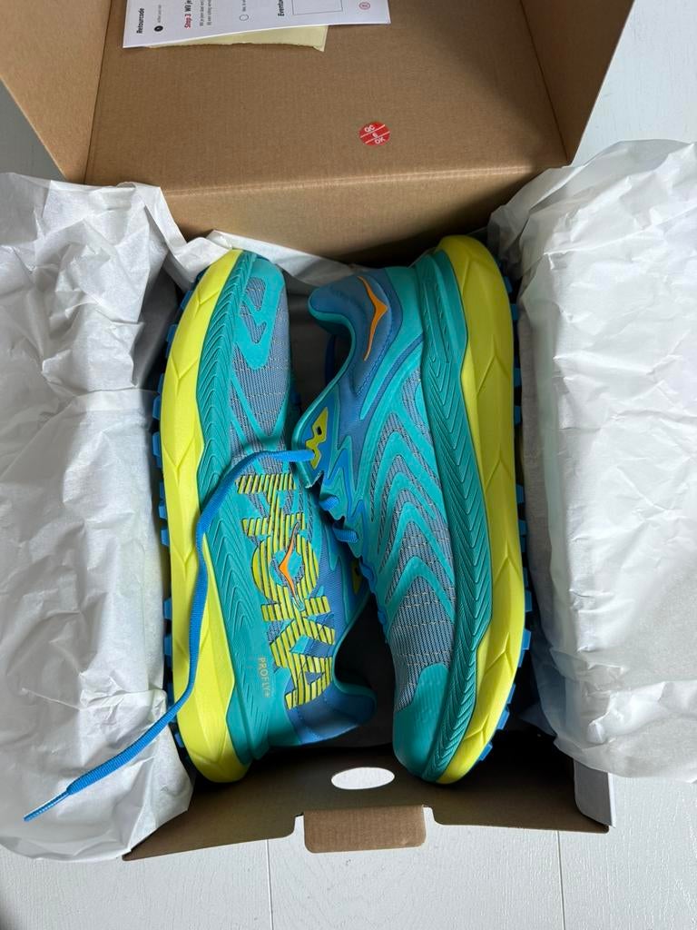 Hoka M Tecton X2 Trailschoen Nieuw, Sport en Fitness, Loopsport en Atletiek, Ophalen of Verzenden, Zo goed als nieuw, Hardloopschoenen